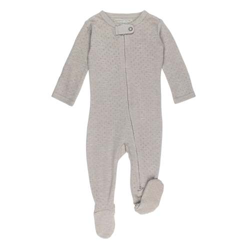 Cloud | Organic Pointelle Zipper Footie – L'ovedbaby