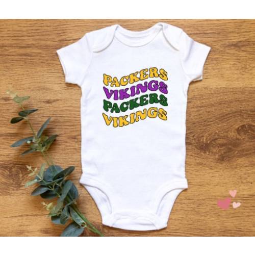 Green Bay Viking Football Baby, Baby Tshirt, Sunday Funday, Football Sunday, Baby shower , Football fan gift, Birth Announcement~ Vikings