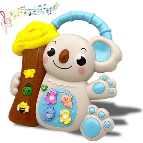 Musical Toys for 1 Year Old Boys and Girls, Baby Light Up Piano Keyboard Musical Toys for Toddlers 1-3, Early Learning Educational Infant Toys, 1 Year Old Baby Boy Girl Toys Gifts (Koala)