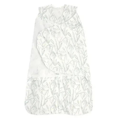 100% Cotton Baby Swaddle Green Leaves | Newborn | HALO US