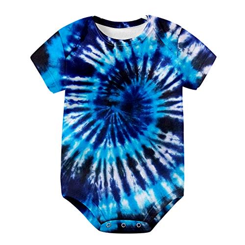 rrhss Newborn Baby Tie Dye Clothes Infant One Piece Bodysuit Romper Baby Girls Boys Outfits