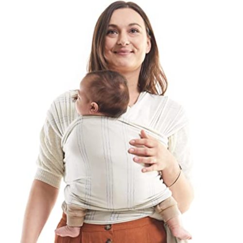 Boba Baby Wrap Carrier Newborn to Toddler - Stretchy Baby Wraps Carrier - Baby Sling - Hands-Free Baby Carrier Wrap - Baby Carrier Sling - Baby Carrier Newborn to Toddler 7-35 lbs (Serenity Riviera)