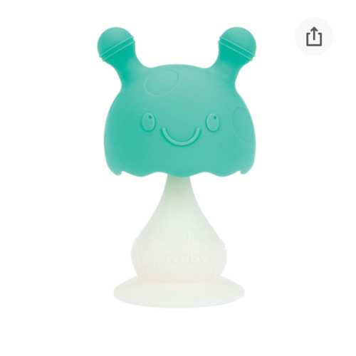 Mushroom Bobble Head Teether Toy