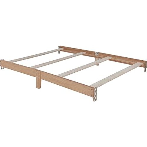 Dream On Me Universal Crib to Full Size Bed Conversion Kit, Solid Wood Bed Rails for Select Convertible Cribs, Strong & Stable Support, Sand Dunes