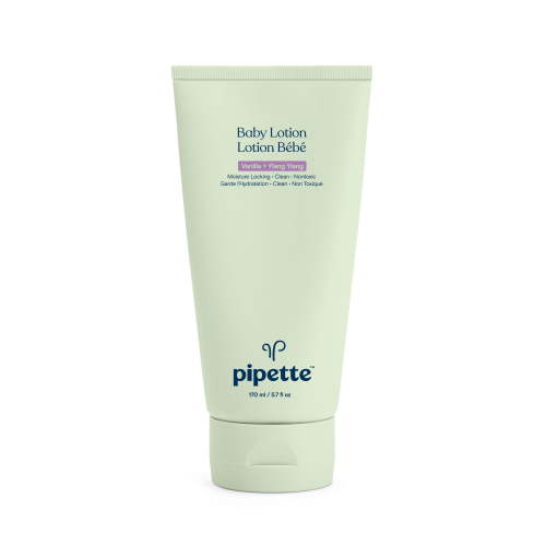 Pipette Baby Lotion, Plant-Based Squalane, Vanilla & Ylang Ylang, 5.7 floz