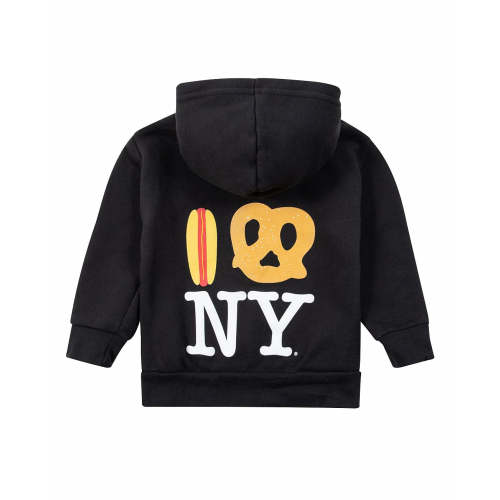 Hot Dog Pretzel NY Hoodie - Black