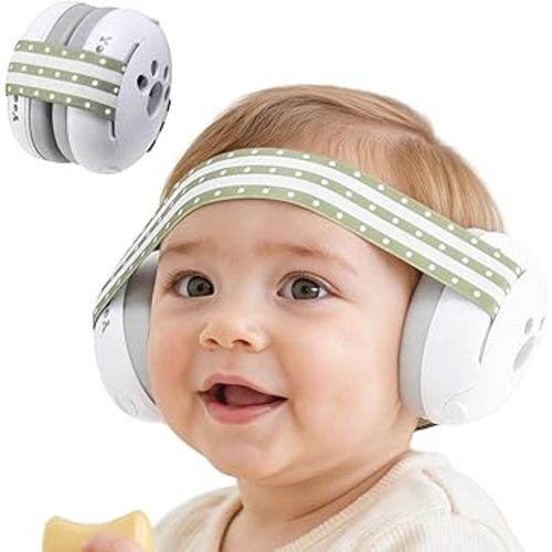 Yoofoss Baby Ear Muffs Noise Protection for Infant and Babies Up to 36 Months - Noise Cancelling Headphones for Ear Protection, Sleep, Travel Baby Essentials