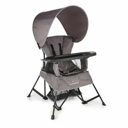 Go With Me® Venture Deluxe Portable Chair - Grey - Baby Delight