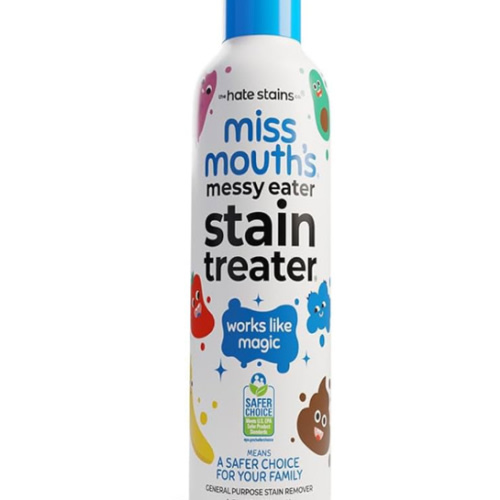 Miss Mouth's Messy Eater Stain Treater Spray - 4oz Stain Remover - Newborn & Baby Essentials - No Dry Cleaning Food, Grease, Coffee Off Laundry, Underwear, Fabric