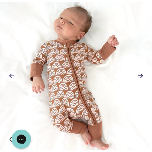 Rust Rainbows Zippy - Little Sleepies