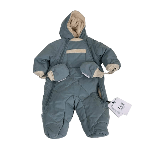 7 A.M. Enfant Benji Snowsuit Bebe, 3-6 months, Mirage
