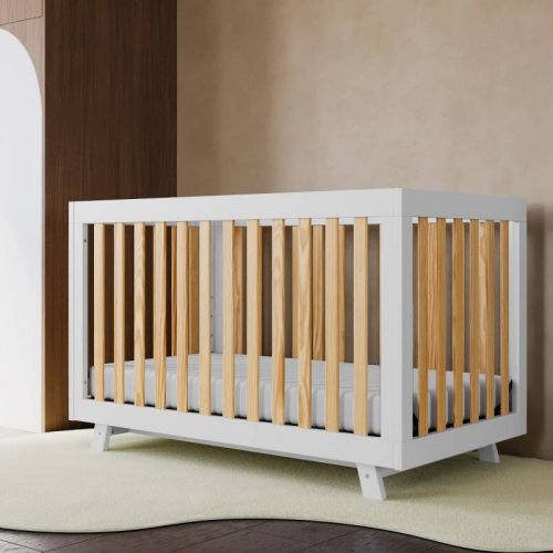 Storkcraft Beckett 3-in-1 Convertible Crib - White/Natural