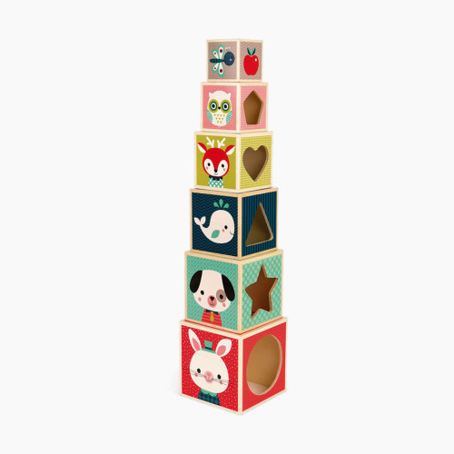 Janod Baby Forest 6 Block Pyramid