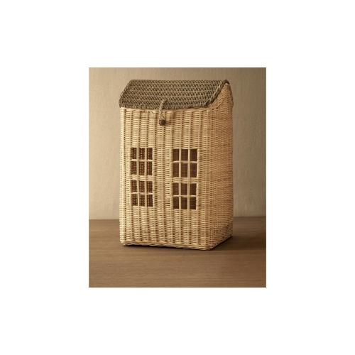 KIDS’ RATTAN HOUSE BASKET - BASKETS AND STORAGE - KIDS | Zara Home United States of America