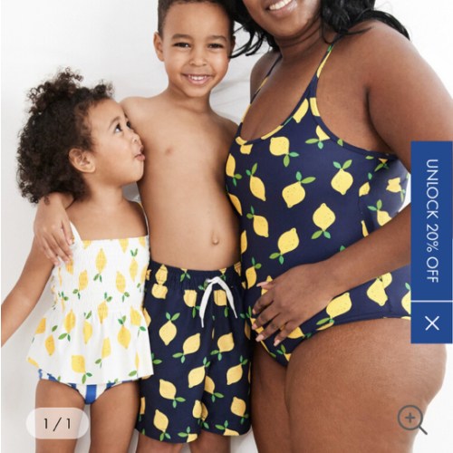 Lemons Matching Family Swim | size 5