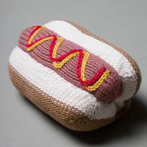 Organic Hot Dog Rattle - Baby Toys, Rattles | Estella