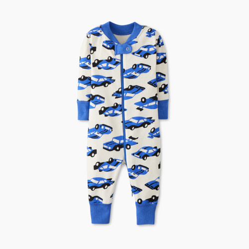 Hanna Andersson Baby 2-Way Zip Sleeper - Speed Racer, 3-6 Months