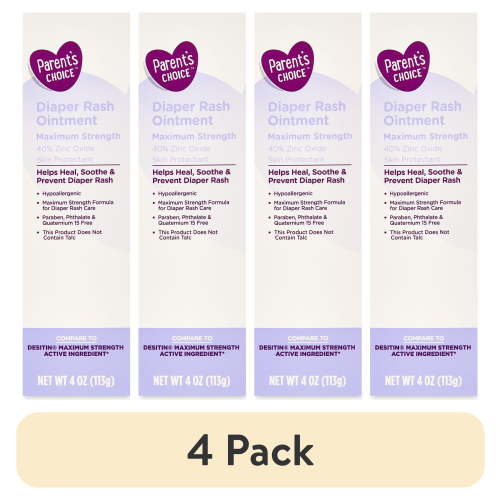 (4 pack) Parent's Choice Diaper Rash Ointment 4 oz