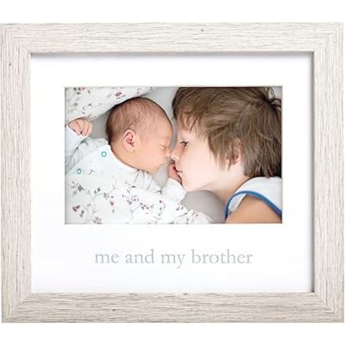 Kate & Milo Rustic Me & My Brother Frame, Gender Neutral Nursery Decor