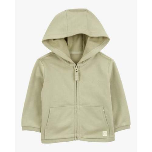 Baby Zip-Up French Terry Hoodie - Green - Carter's | Carter's
