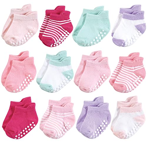 Hudson Baby Unisex Baby Non-Skid No-Show Socks