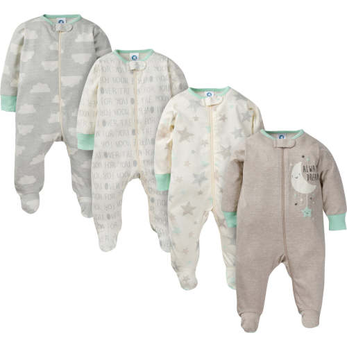 4-Pack Baby Neutral Moon & Stars Sleep 'N Plays – Gerber Childrenswear