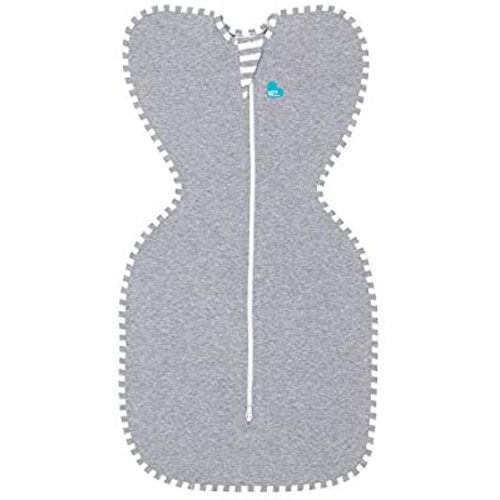 Love To Dream Swaddle UP, Gray, Medium, 13-18.5 lbs., Dramatically better sleep, Allow baby to sleep in their preferred arms up position for self-soothing, snug fit calms startle reflex