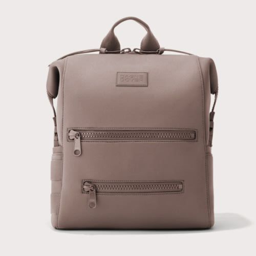 Dagne Dover: Indi Neoprene Diaper Backpack  Size: Medium  Color: Dune