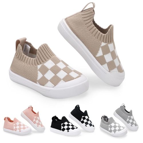 Mesh Toddler Shoes,Baby Sneakers Girls Boys, Baby Sock Shoe,Slip-On Baby Walking Shoes,Breathable Toddler Tennis Shoes,Baby Non-Slip Breathable Slippers with Soft Rubber Soles 6 9 12 18 24 Months