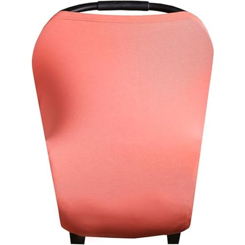 Stella Multi-Use Cover: Car Seat, Nursing & Stroller Cover - Sun Protection, All-Season, Stretchy Fabric, Easy Access