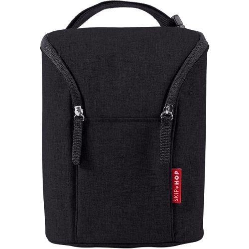 Skip Hop Baby Breastmilk Cooler Insulated Bottle Bag, Grab & Go, Chevron