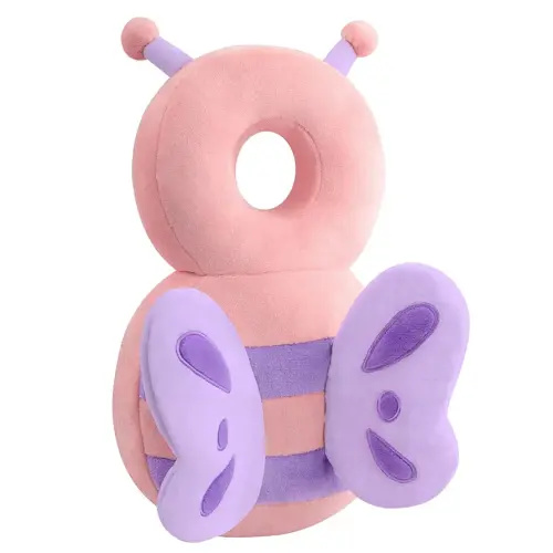 Baby Walker Head Protector Backpack - Adjustable & Soft & Comfortable, Cute Cartoon Design (BLY-FD)