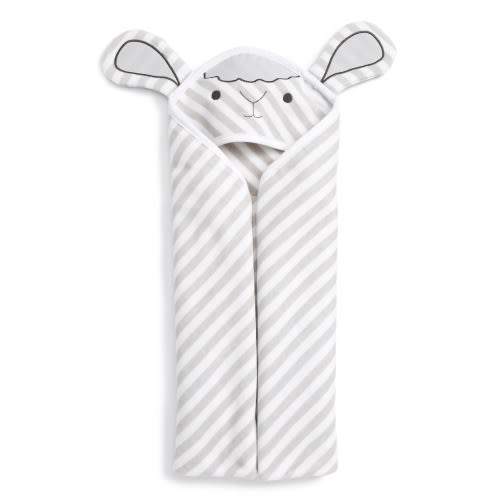 NORDSTROM Baby Hooded Animal Towel, Grey Micro Sheep