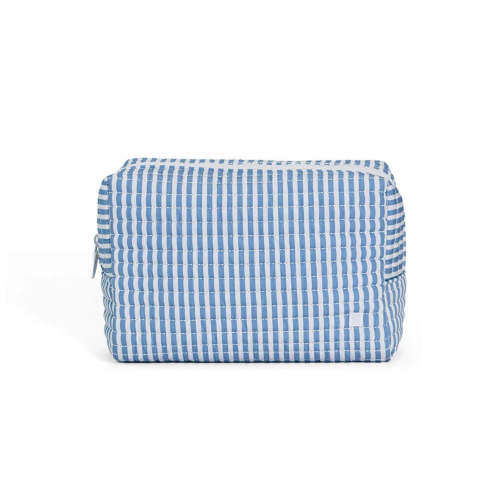 Quilted Everyday Bag - Chambray Stripe