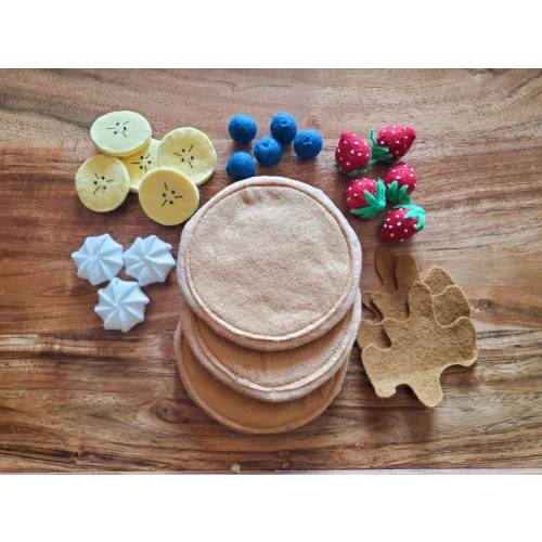 Wool Blend Felt Pancake Breakfast Set