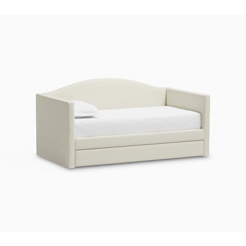 Carter Camelback DayBed w/ Trundle, Twin, Performance Boucle, Oatmeal