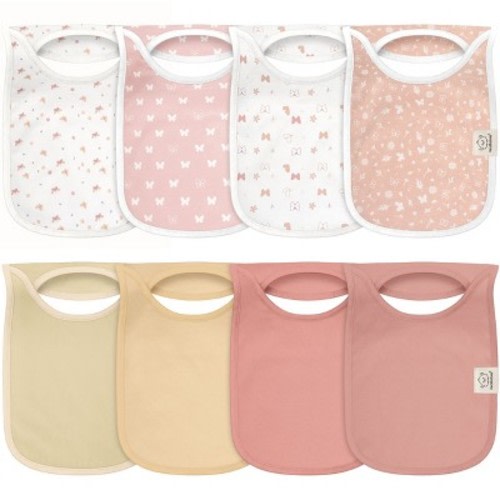 KeaBabies 8-Pack Hallo Baby Drool Bibs , Baby Bibs for Boys, Girls, Pull-on Bibs for Baby Boy, Baby Girl, Baby Bib Unisex