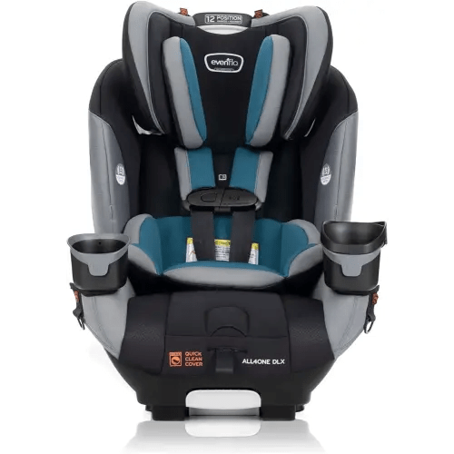 Evenflo EveryFit/All4One 3-in-1 Convertible Car Seat w/Quick Clean Cover (Reefs Green)