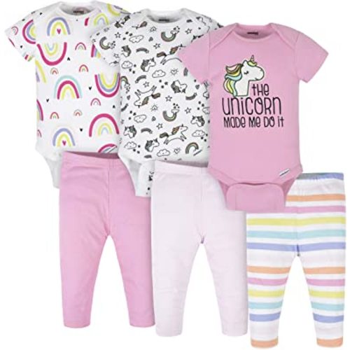Onesies Brand Unisex Baby 3 Outfit Bundle Mix Match Newborn to 12m Pants Set