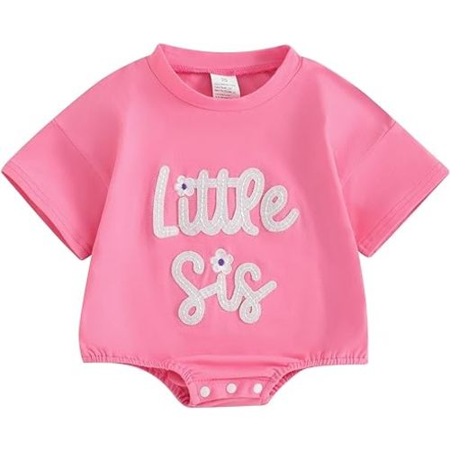 Toddler Baby Sister Brother Matching Outfits Romper/Tshirt Shorts Summer Clothes Set