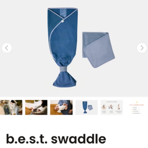 b.e.s.t. swaddle - Blue