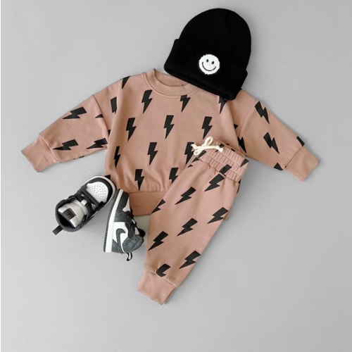 Jogger Set | Mocha Bolts