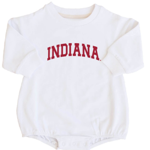 Indiana University | IU Graphic Sweatshirt Bubble Romper