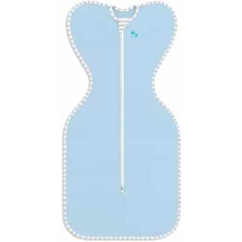 Love to Dream Swaddle, Baby Sleep Sack, Swaddle Up Self-Soothing Swaddles for Newborns, Get Longer Sleep, Snug Fit Helps Calm Startle Reflex, Lite 0.2 Tog Sleep Sack, 8-13 lbs, Blue