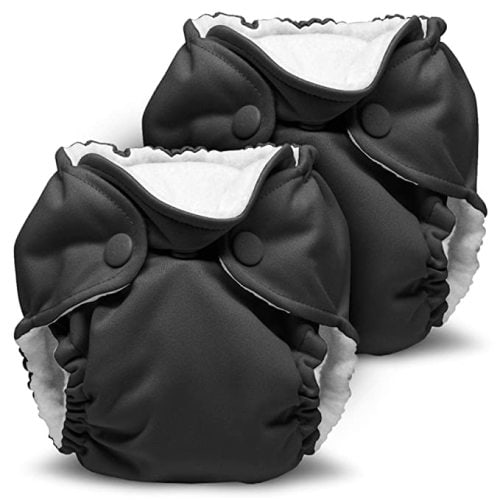Kanga Care Lil Joey Newborn All in One AIO Cloth Diaper (2pk) Castle 4-12lbs