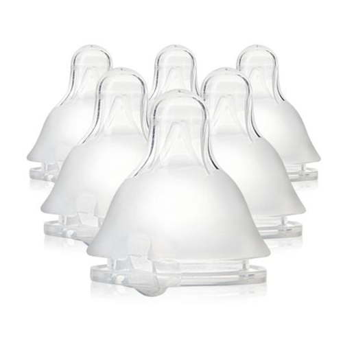 Evenflo Feeding Balance + Standard Neck BPA-Free Silicone Fast Flow/X-Cut Baby Bottle Nipple