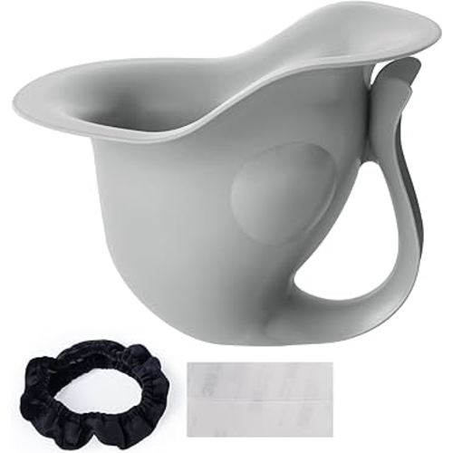 Newborn Baby Potty- The Diaper-Free Solution for Indoor & Outdoor Elimination Communication; Cute Fish Design (Grey)