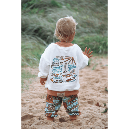 Slow it down, sunshine n waves retro baggy tracksuit