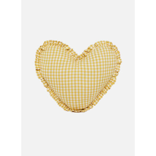 MINI GINGHAM - Sunflower Heart Pillow – Heather Taylor Home