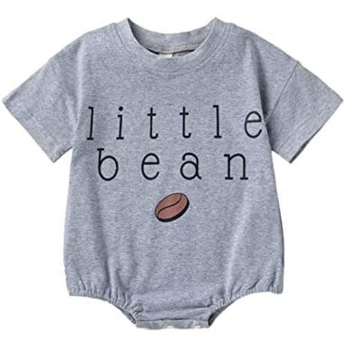 Newborn Baby Boy Girl Romper Bubble Long Sleeve Little Bean Bodysuit Ovesized Sweatshirt Infant Casual Shirts Top